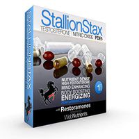 #1 Real Testosterone and Nitric Oxide Booster - StallionStax Capsules + Drink - 96+ Hours of Enhanced Performance and Increased Strength. IcariinX, Tongkat Ali, Horny Goat Weed, Citrulline, More…