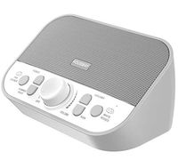 Housbay Sound Machine - White Noise Machine for Sleeping with 28 Soothing Sounds Headphone Jack High Quality Speaker 4 Sleep Timer Sound Therapy for Baby Kids Adults Seniors Gray