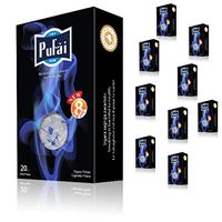 Pufai Cigarette Filters Holder Compatible 8mm Regular Type 200 Pieces 10 Boxes Dark