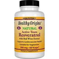 HEALTHY ORIGINS RESVERATROL 300MG, 60 VCAP