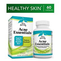 Terry Naturally Acne Essentials - 60 Vegan Capsules - Skin Support Supplement, Reduces Occasional Breakouts, Promotes Clear, Fresh Skin - Non-GMO, Gluten-Free - 60 Servings