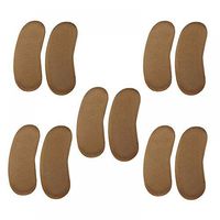 EOPER 10 Pairs Soft Sponge Back Heel Liner Pads Self Adhesive Shoes Heel Inserts Insoles Grip Protector Cushion