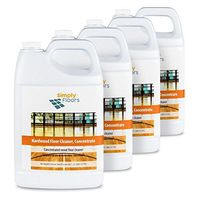 Simply Floors FLC-00063 Hardwood Floor Cleaner - [Pack of 4 - 1 gallon bottles]  Safe Wood Floor Surface Cleaner Concentrate Economical and Professional Strength