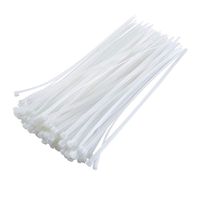 Multi-Purpose Cable Tie Cable Zip Ties,101Packs Self-Locking Inch Width 0.14inch Nylon Cable Ties,Perfect for Home,Office,Garage and Workshop (White)