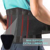 Back Brace Lumbar Support Belt,Lumbar Support Back Brace for Back Pain, Sciatica, Scoliosis, Herniated Disc Adjustable Support Straps-Lower Back Brace with Removable Pad for Men & Women | Small/Medium