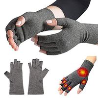 Yesbaby 1Pair Arthritis Gloves Compression Joint Finger Pain Relief Hand Wrist Support Brace High Elasticity (Size : S)