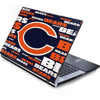 Skinit Decal Laptop Skin for Generic 13in (12.803in w X 8.996in h) Laptop - Officially Licensed NFL Chicago Bears Blast Design