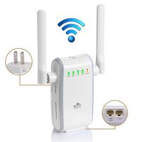 WiFi Extender Mini N300 Wireless WiFi Router Support Repeater/AP/Router Mode 2.4GHz WiFi Signal Amplifier with External Antennas and 2 Ethernet Port for High Wi-Fi Coverage