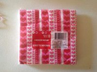 Valentine Heart Luncheon Napkins (18) by Greenbrier