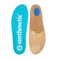 Senthmetic Natural Cork Insoles Mesh Surface High Arch Support Orthotics Insoles Replacement Shoes Inserts for Flat Feet Pronation Relieve Foot Pain Shoe Insoles (Woman 7/Man 6)