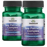 Swanson Saw Palmetto Combo 120 Sgels 2 Bottles