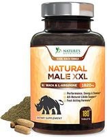 Natural Male XXL Pills Aids Natural Stamina, Strength & Mood - Extra Strength Enlargement and Energy Support - Made in USA - Prime Performance Endurance Supplement for Men - 180 Capsules