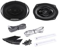 Kenwood KFC-6994PS 6"x9" 500 Watt 5-Way Car Audio Coaxial Speakers 6x9 With Grilles