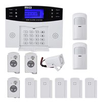 Standalone Security Alarm System For Home Store Warehouse Professional Wireless GSM Remote Control Intelligent Led Display Voice Prompt Anti-Theft Outdoor Alarm Automatic Dialing(US Plug)