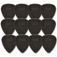 Dunlop 449P1.0 Max-Grip Nylon Standard, Black, 1.0mm, 12/Player's Pack
