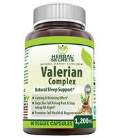 Herbal Secrets Valerian Complex 1200Mg 90 Veggie Capsules