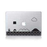 Retro Mario Level Vinyl MacBook Decal Cover for 15-inch MacBook