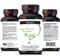 para-D: Easy 10 Day Program. with Wormwood, Black Walnut, Cloves More in Non-GMO Formula
