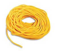 CanDo Exercise Tubing, 1, Latex, 100 ft, Yellow, Exercise Equipment for at Home or in the Gym, Elastic Resistance Tubing for Dynamic Activities, Bulk Stretch Tubing for Clinics and Professional Use