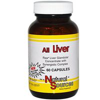 Natural Sources All Liver - 60 Capsules
