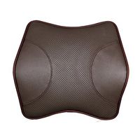 Grocery House Genuine Leather Zero Pressure Memory Foam Car Headrest Neck Pillow