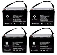 SPS Brand 12V 75Ah Replacement Battery for Deka Unigy 24HR3000S (12V 79AH) UPS (Terminal RT) (4 Pack)