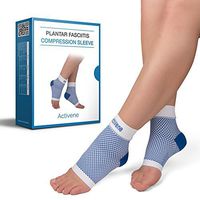 Activene Plantar Fasciitis Socks - Foot Sleeves. Extra Compression for Heels and Arch Support. Made for Heel Spur, Achilles Tendon, Pain and Swelling Relief. 1 Pair (2 Socks) with Gift Box (Small)