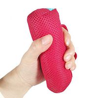 BIHIKI Finger Contracture Cushion,Hand and Finger Exerciser Keeps Fingers Separated, Prevent Finger Festering Rickets Hand Elderly Care for Bed Sores (Red)