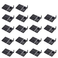 Wireless Intercom System, SAMCOM FTAN30A 20-Channel Build-in Battery Intercom System for Home Office, Baby Elderly Monitor (Pack of 18)