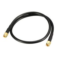 uxcell Antenna Extension Cable SMA Male to SMA Male Coaxial Cable RG58 50 Ohm 1 ft