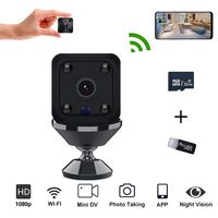Mini Wireless Hidden Spy Camera Portable Small WiFi HD 1080P Cam with APP Night Vision Spy Remote Security Pet Baby Motion Detection Camera Covert Nanny Cam Indoor Video Recorder for Home and Office
