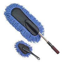 Car Feather Duster 34inch Large Microfiber Duster Wash Car Mop Duster with Stainless Steel Extendable Handle