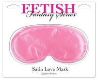 Fetish Fantasy Series Satin Love Mask - Pink - Fetish Fantasy Series