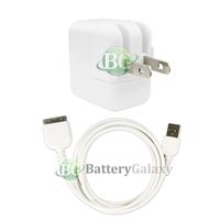NEW USB Battery Home Wall AC Charger+Cable Cord for TAB TABLET Apple iPad 2 2nd GEN