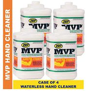 Zep MVP Waterless Hand Cleaner 92724 128 Ounce (Case of 4) Upgrade from The Weak Orange Stuff. This Removes Dirt, Grease, Grime, Ink, Tar, Carbon, Resin, Paint, Adhesive, Oil, and Asphalt
