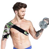 COYUE Shoulder Support Brace/Compression Sleeve - Adjustable Wrap for Injury Prevention, Dislocated AC Joint, Labrum Tear, Frozen Shoulder Pain, Sprain, Soreness, Bursitis