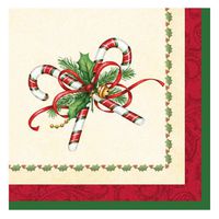 Spendid Tree Christmas Beverage Napkins 18 Per Pack