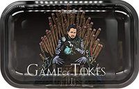 Smoke Arsenal Premium Medium Rolling Tray"Game of Tokes" 7" x 11"