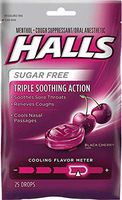 Halls Sf Black Berry Halls Sugar Free Black Cherry, 25 Count