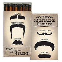 HomArt Mustache Brigade Match Boxes SET/7