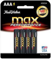 Spectrum/Rayovac TV824-4 4-Pack 'AAA' Alkaline Batteries - Quantity 12