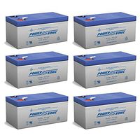 12V 3.4AH Sealed Lead Acid Battery for Toy Car Play Mobile Scooter - 6 Pack