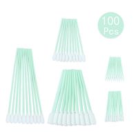 Gardentisan Foam Cleaning Swabs 100PCS in 5 Models Lintless Swabs Foam Q Tips for Inkjet Printer Printhead Camera Optical Lens Gun Automotive Detailing