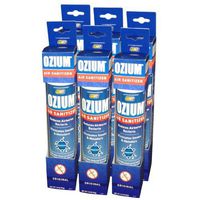 Ozium Smoke & Odor Eliminator Car & Home Air Sanitizer / Freshener, 3.5oz Spray Original Scent - Pack of 6 by Ozium