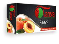 Tanya Herbal 100% Nicotine and Tobacco Free Shisha Hookah Flavors 250G Bag (Peach)