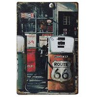 Meidexian888 Retro Metal Poster Crafts,Vintage Metal Tin Sign Poster Plaque Bar Pub Club Cafe Home Plate Wall Decor Art (B)