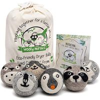 Wooly Heroes Wool Dryer Balls - Organic Eco Friendly - 6-Pack XL