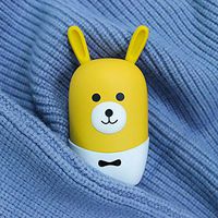 Mole Hand Warmer, Cute pet Mini Hand Warmer, Portable Hand Warmer-Yellow Rabbit