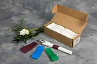 N. F. STRING & SON, INC. Black Napkin Bands, pre-cut, 2000 per box