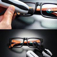 Nessere Eyeglass Sunglasses All In One Glasses Lens Cleaner Brush Clean Tool